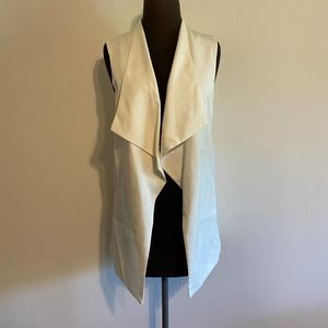 NWOT Elevenes Anthro White Vest
